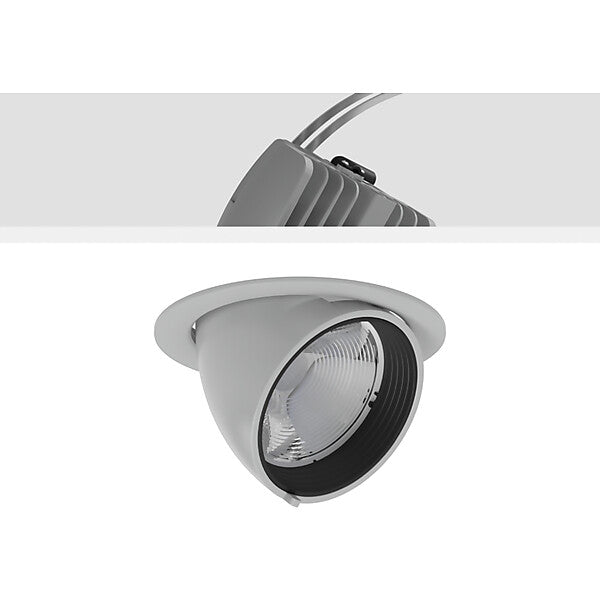 RZB LED-Einbaustrahler 927, DALI, silber 911596.004.2.76